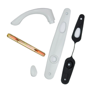 White Tribeca Exterior Handle Set 2572601 White Tribeca Exterior Handle Set 2572601 Image